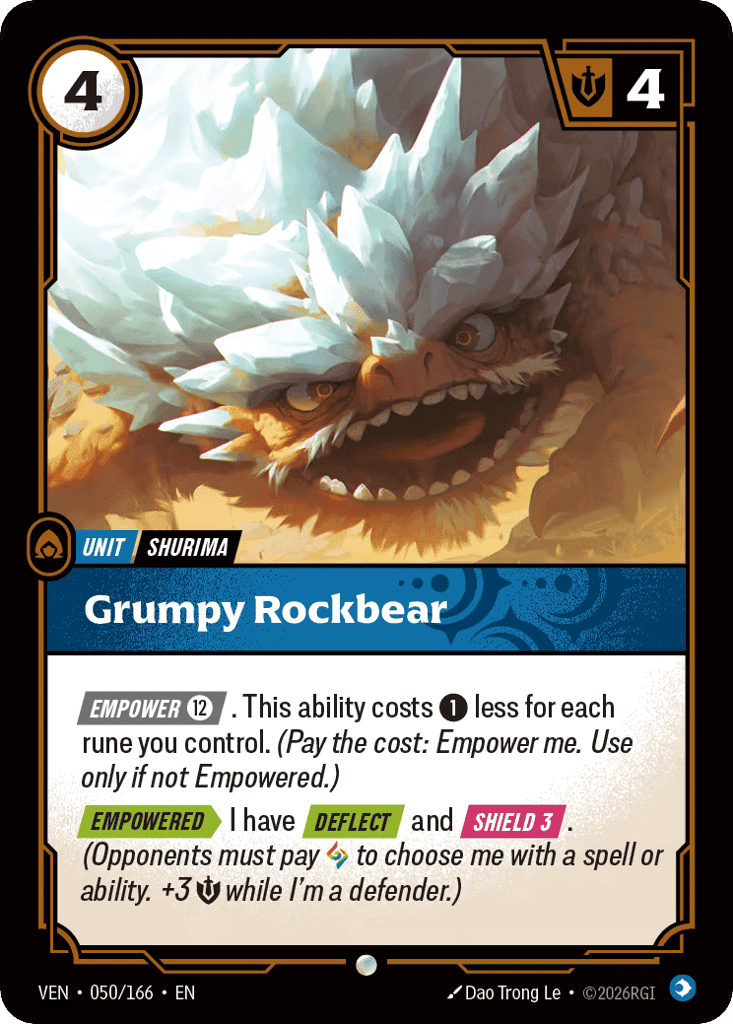 Grumpy Rockbear [VEN-050] (Foil)