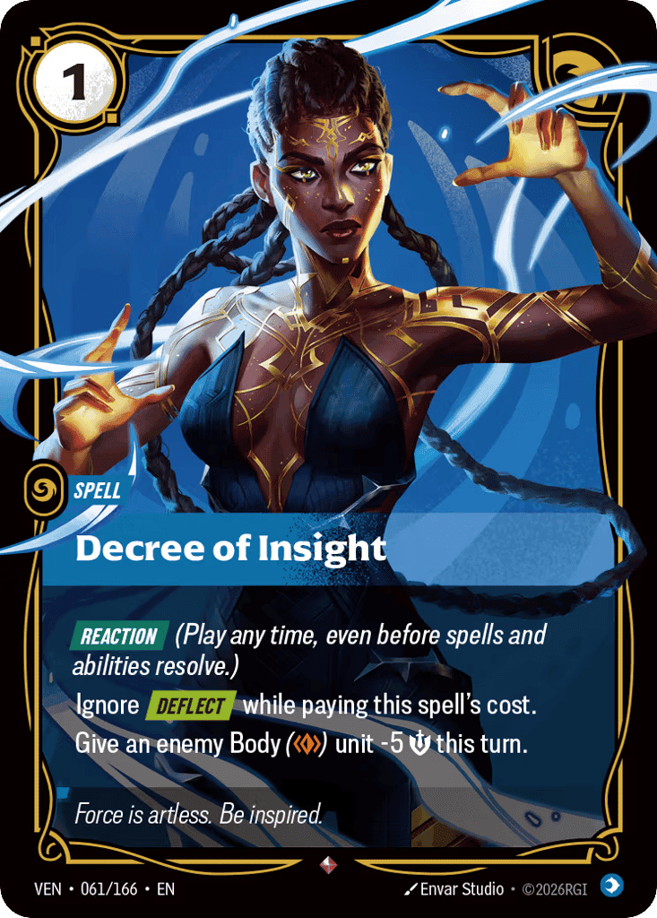 Decree of Insight [VEN-061] (Foil)