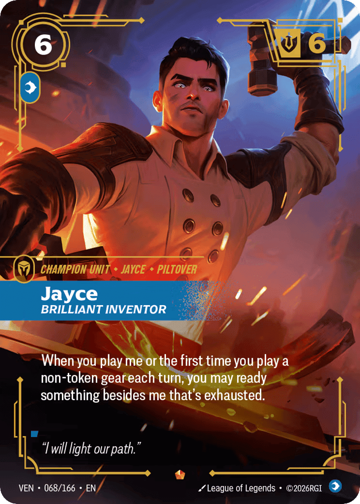 Jayce, Brilliant Inventor [VEN 068/166] (Foil)
