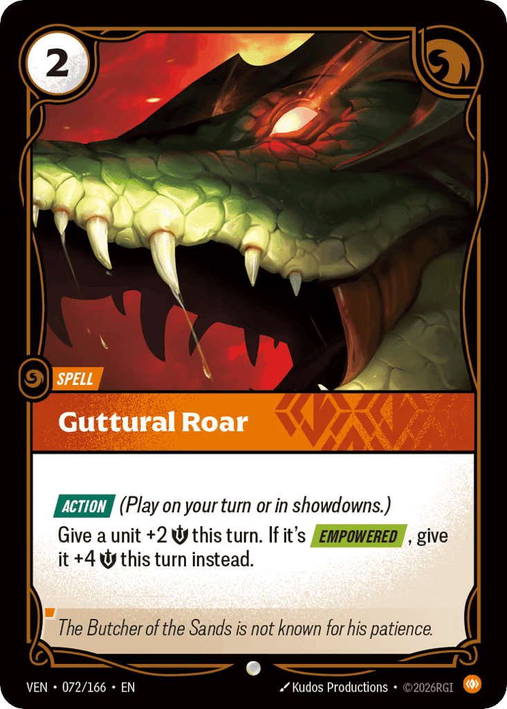Guttural Roar [VEN-072]