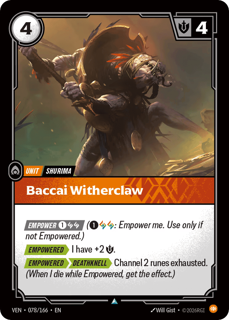 Baccai Witherclaw [VEN-078]
