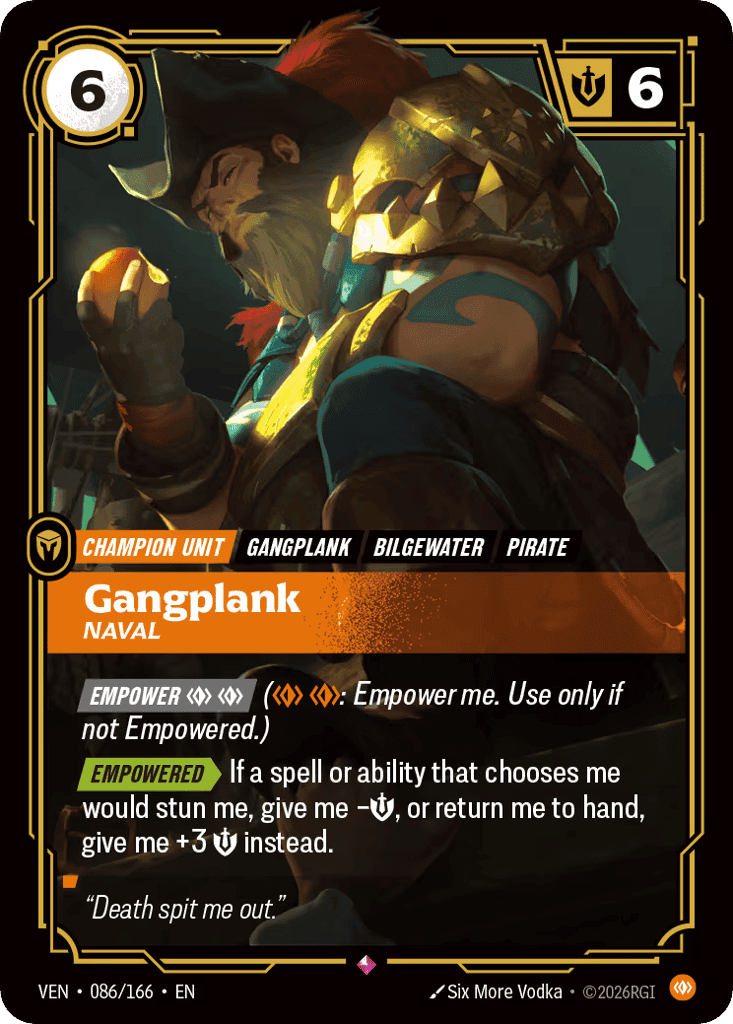 Gangplank, Naval [VEN 086/166] (Foil)