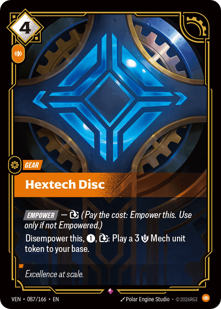 Hextech Disc [VEN-087] (Foil)