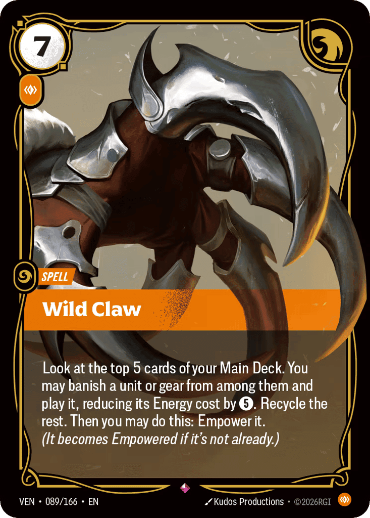 Wild Claw [VEN-089] (Foil)