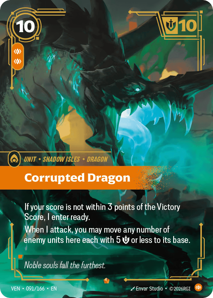 Corrupted Dragon [VEN-091] (Foil)