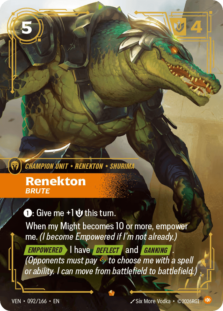 Renekton, Brute [VEN 092/166] (Foil)
