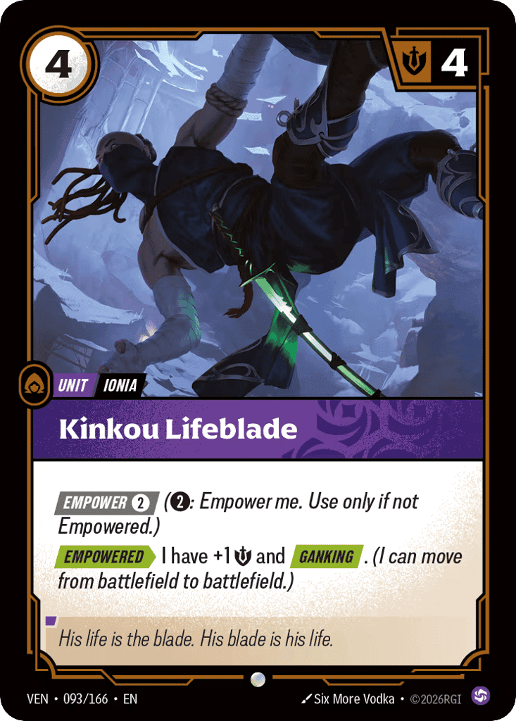 Kinkou Lifeblade [VEN-093]