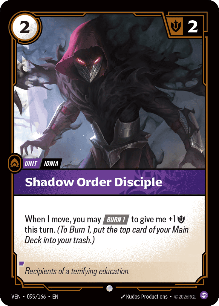 Shadow Order Disciple [VEN-095]