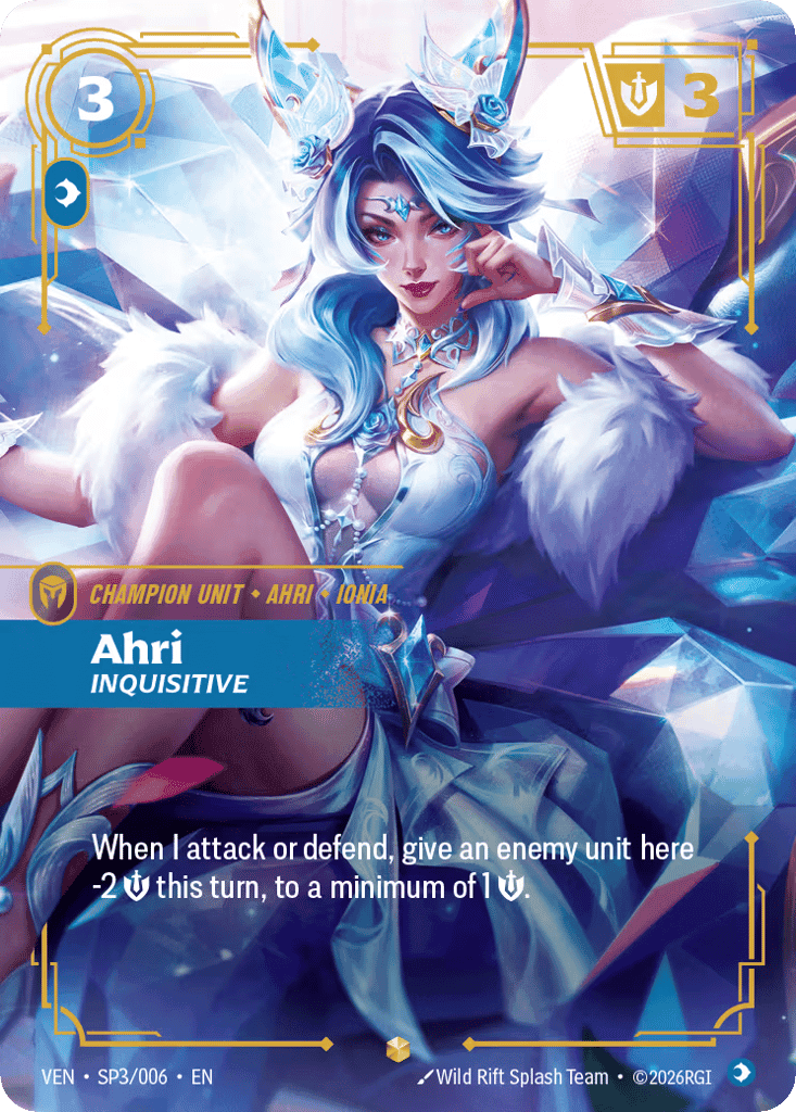 Ahri, Inquisitive [VEN SP3/166] (Foil)