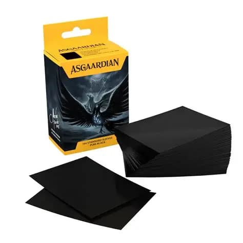 Asgaardian Pure Black 104 Standard Sleeves