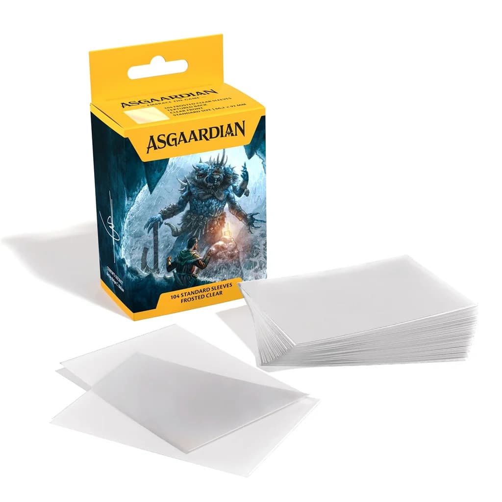 Asgaardian Frosted Clear 104 Standard Sleeves